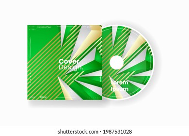 Design-Vorlage für die Kabelabdeckung. Abstrakter Hintergrund, Vektorgrafik.