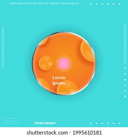 Cd cover design template. Abstract background Vector illustration.
