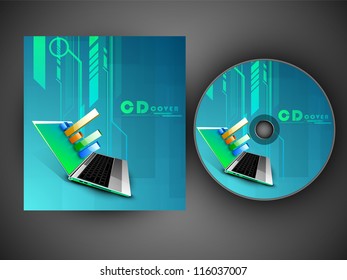 CD Cover design template for business. EPS 10.