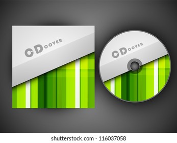 CD Cover design template. EPS 10.