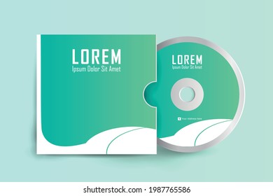Cd cover design template. Cd cover design template. Luxury, Modern, Elegant, Professional Minimalist Business Cd cover design with disk label design. Vector illustration