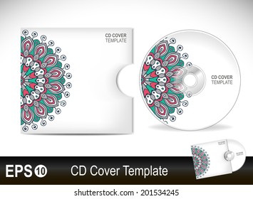 Cd Cover Design Template.Vector Illustration