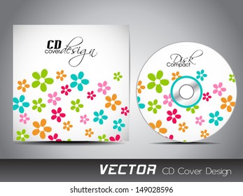 CD Cover with floral design for your business.