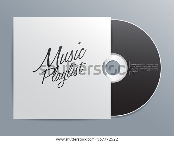 Cd With Cover\
Template : Vector\
Illustration