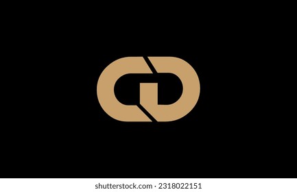 CD, DC, Abstract Letters Logo Monogram