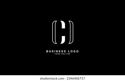 CD, DC, Abstract letters Logo monogram