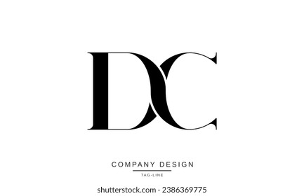 CD, DC, Abstract Letters Logo Monogram
