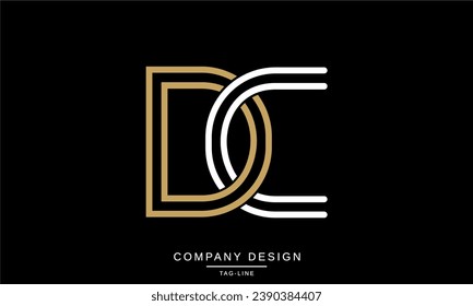 CD, DC, Abstract Letters Logo Monogram