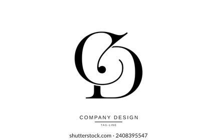 CD, DC, Abstract Letters Logo Monogram