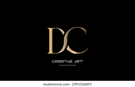 CD, DC, C, D abstract letters logo monogram
