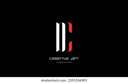 CD, DC, C, D abstract letters logo monogram