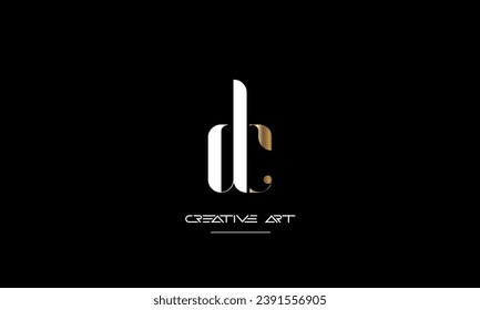 CD, DC, C, D abstract letters logo monogram