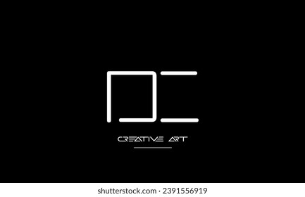 CD, DC, C, D abstract letters logo monogram