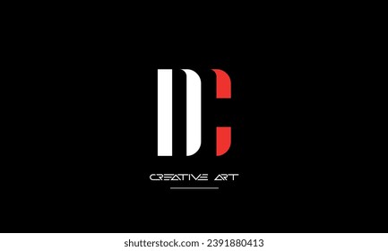 CD, DC, C, D abstract letters logo monogram
