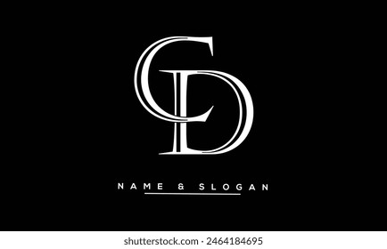 CD, DC, C, D Abstract Letters Logo Monogram
