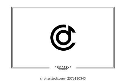 CD, DC, C, D, Abstract Letters Logo Monogram