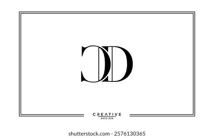 CD, DC, C, D, Abstract Letters Logo Monogram