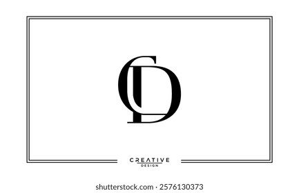 CD, DC, C, D, Abstract Letters Logo Monogram