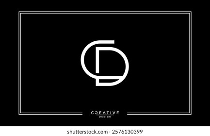 CD, DC, C, D, Abstract Letters Logo Monogram