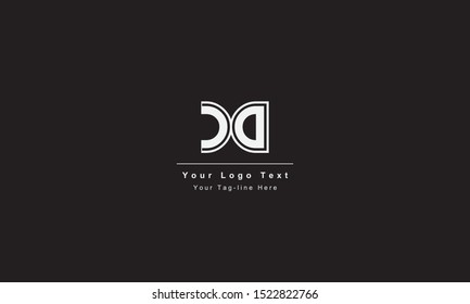 CD or DC letter logo. Unique attractive creative modern initial CD CD C D initial based letter icon logo
