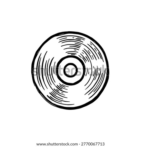 CD disc icon logo design. Compact disc sign and symbol. CD icon. Music and data storage media vector.