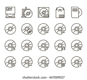 cd disc icons