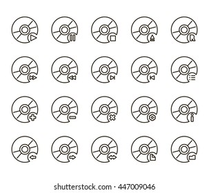 cd disc icons
