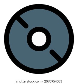 CD-ROM mit in einem Stapel gespeicherten Musikdateien