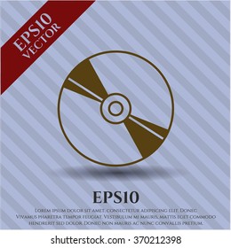 CD disc vector symbol