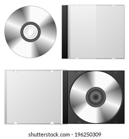 Cd disk and cd box.