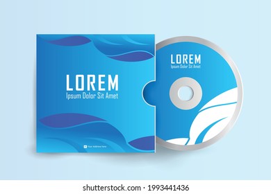 CD disk and Box label design. cd and DVD disc label design template, cd case isolated, vector realistic isolated disk, cd box and disc mockup. Vector illustration