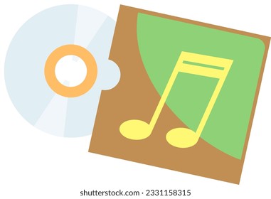 CD disk room icon vector illustration