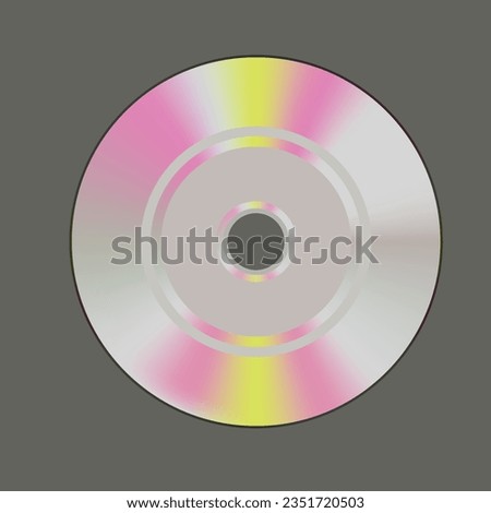 CD disk round shape for use