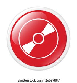 CD disk. Vector icon