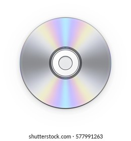 CD disk. Vector illustration