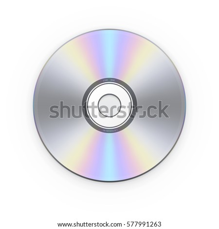 CD disk. Vector illustration