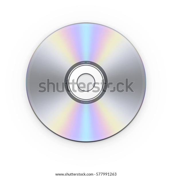 CD disk. Vector\
illustration