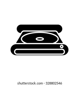 Cd drive, Icon vector