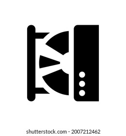 Cd drive icon. Vector EPS file.