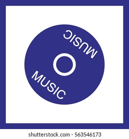
Cd drive to listen to music .Icon.