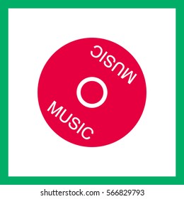 
Cd drive to listen to music .Icon.
