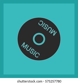 
Cd drive to listen to music .Icon.