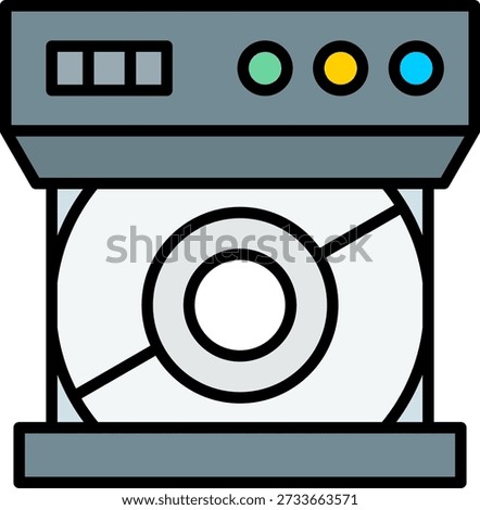 Cd Drive New Creative Icon Design Vector