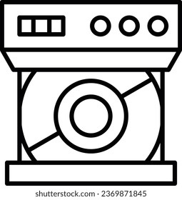 Cd Drive Pixel Perfekte Detailansicht Symbol