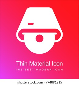 Cd drive red and pink gradient material white icon minimal design