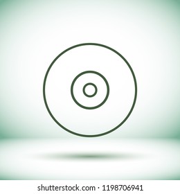 CD drive vector icon