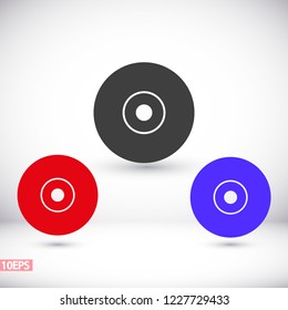 CD drive vector icon