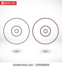 CD drive vector icon