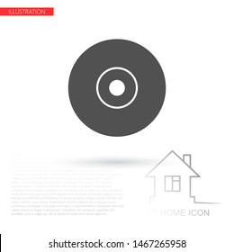 CD drive vector icon . Lorem Ipsum Illustration design
