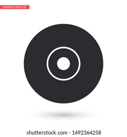 CD drive vector icon . Lorem Ipsum Illustration design